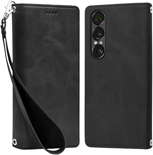 シズカウィル 手帳型ケース（本革調） Xperia 1 VII 用