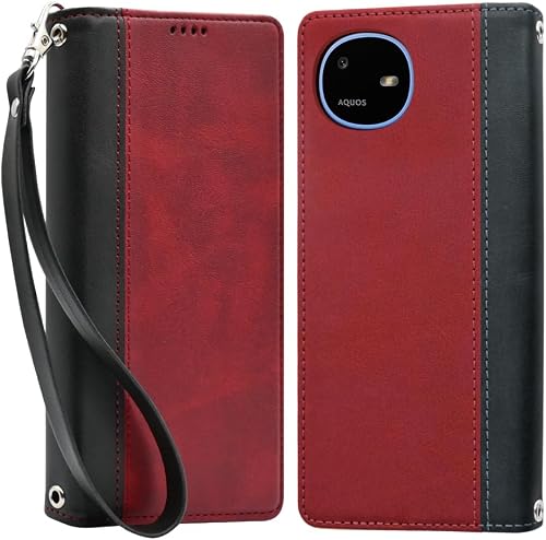 シズカウィル 手帳型ケース（本革調） AQUOS wish6 用